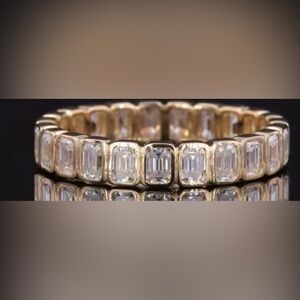 10k yellow gold eternity band